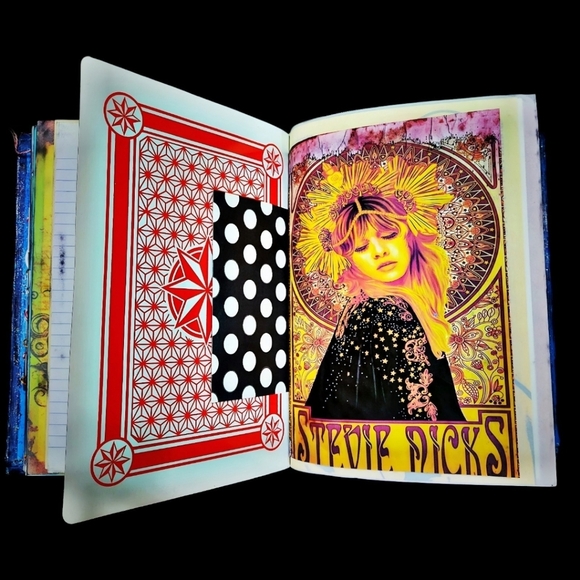 The Beatles And The Greats Art Junk Journal Retro Music Mixed Media Custom Book - Picture 8 of 12